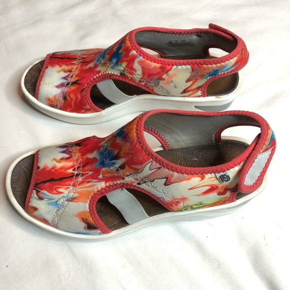 Ezees wedge multicolor sandals - Picture 6 of 10